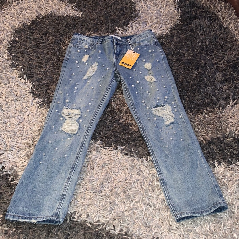 Jake & Rae Mattie Relaxed Crop Jeans NWT Relaxed Cropped Size 27 inseam 26